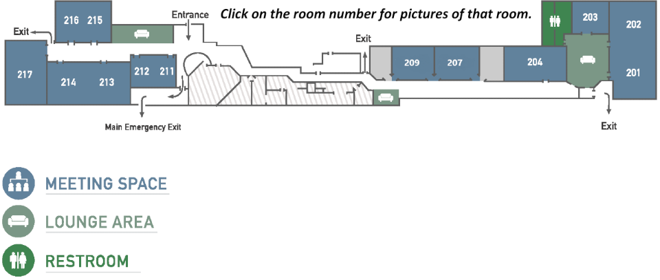 Rooms map